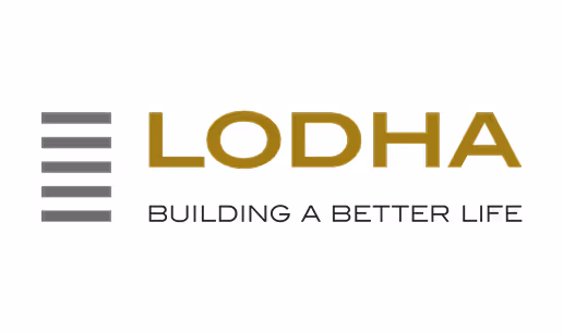 Lodha company logo with tagline 'Building a Better Life'.