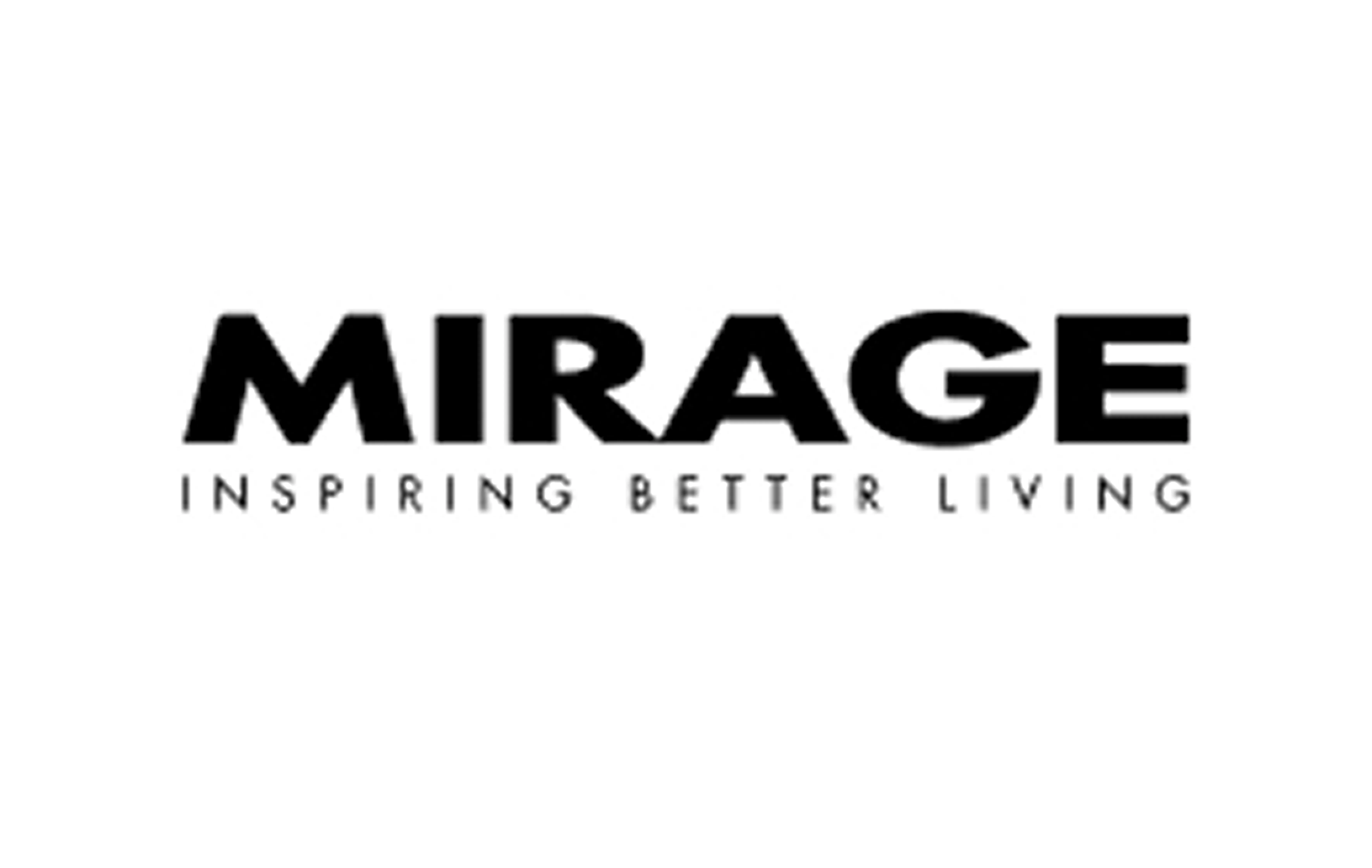MIRAGE logo with the tagline Inspiring Better Living.