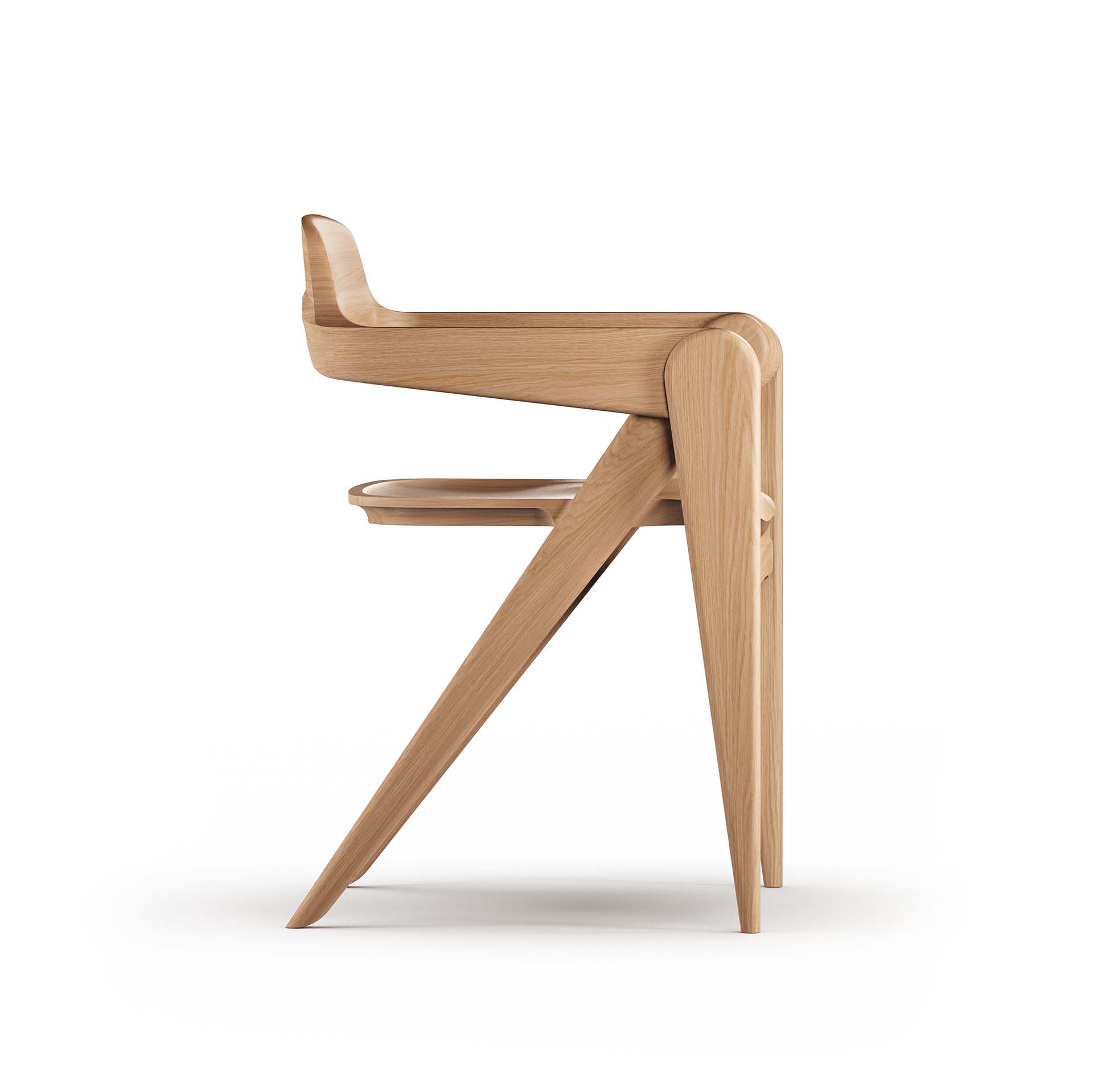 DAVSJÖ-CART GENIE DS10 | Dining chair | Oak white