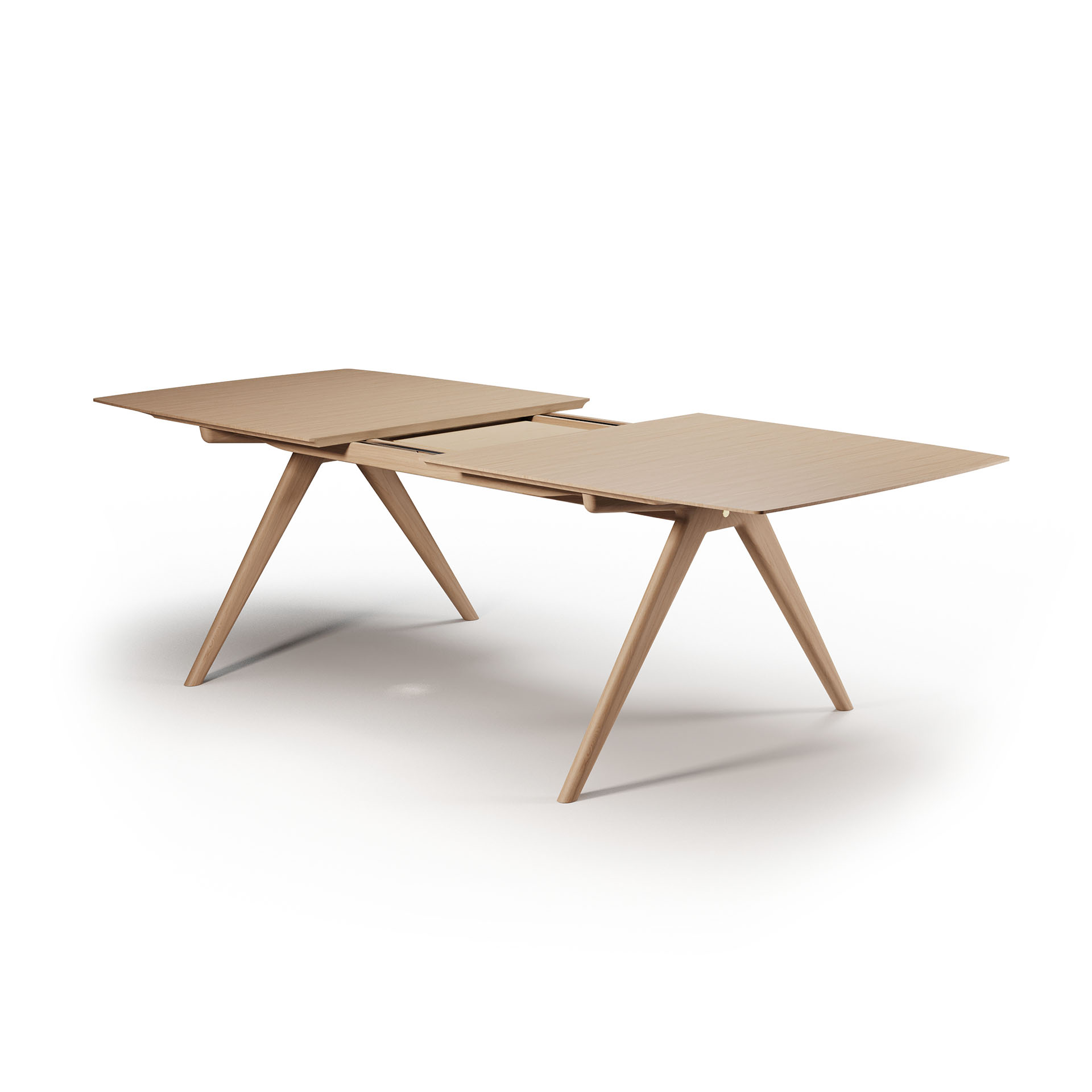 DAVSJÖ-CART GENIE DS204/254 | Dining table 204 cm extendable | Oak white