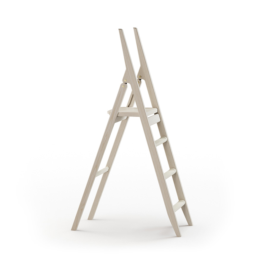 DAVSJÖ-CART GENIE DS42 | 4-step ladder | Ash