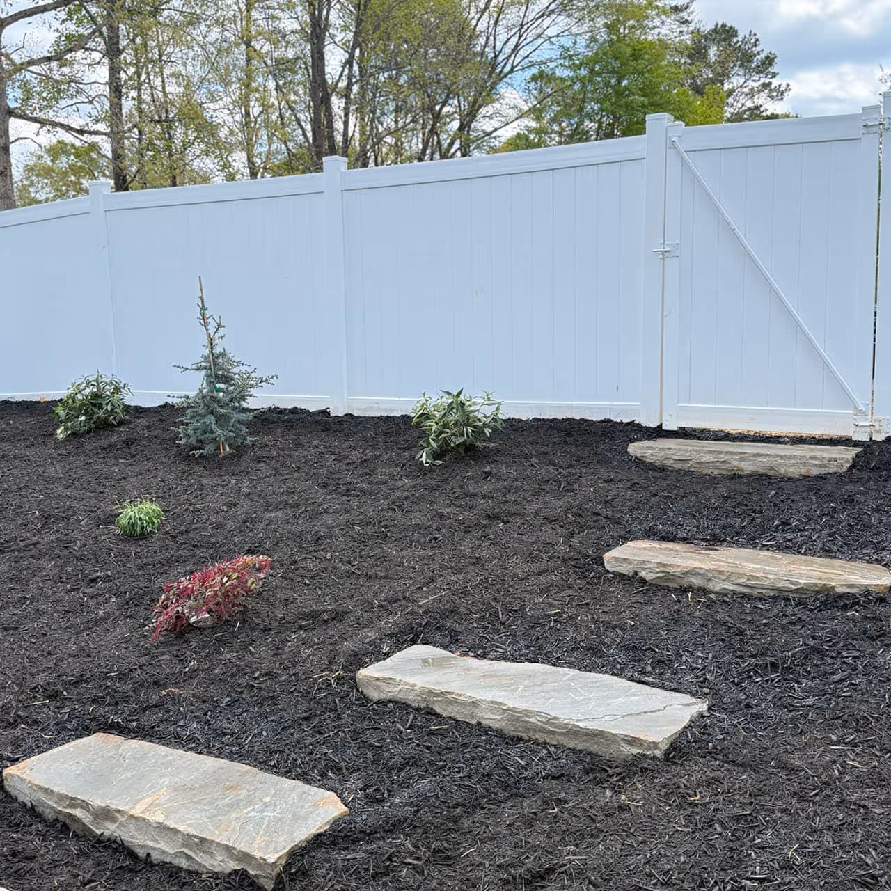 Paver courtyard hardscape Mauldin SC – Southern Stripes gallery