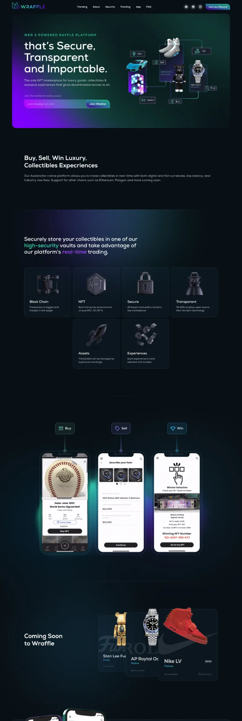 3D sneaker design and e-commerce website preview