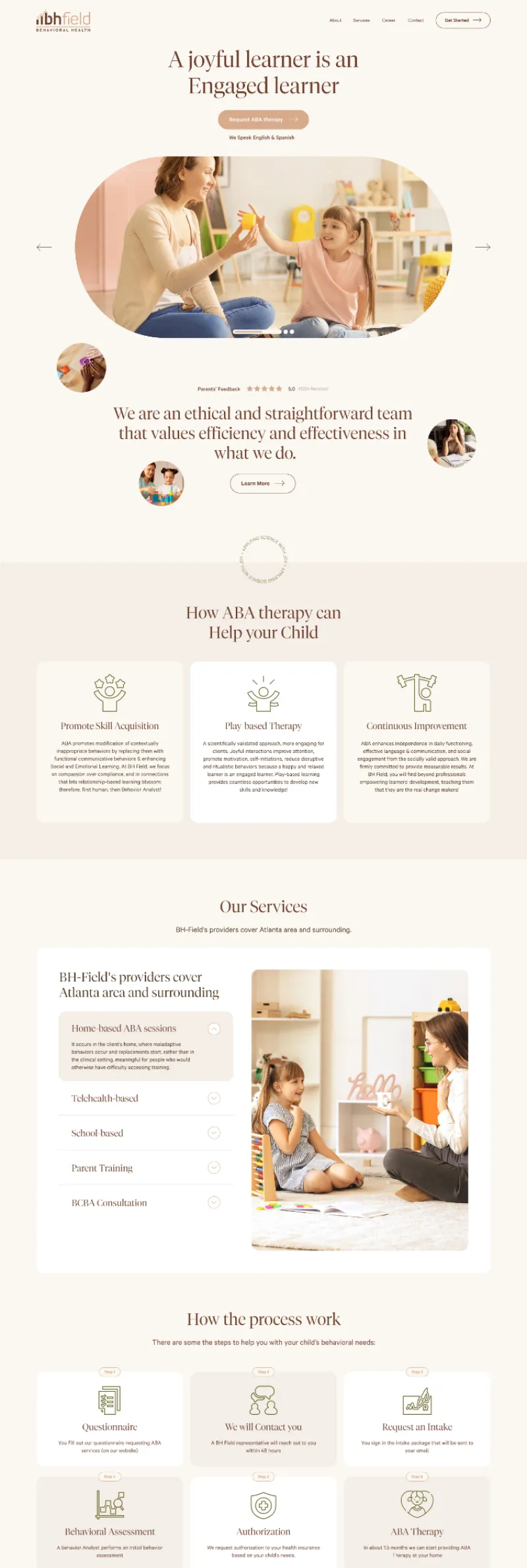 IBH Field Behavioral Health website for therapy and counseling