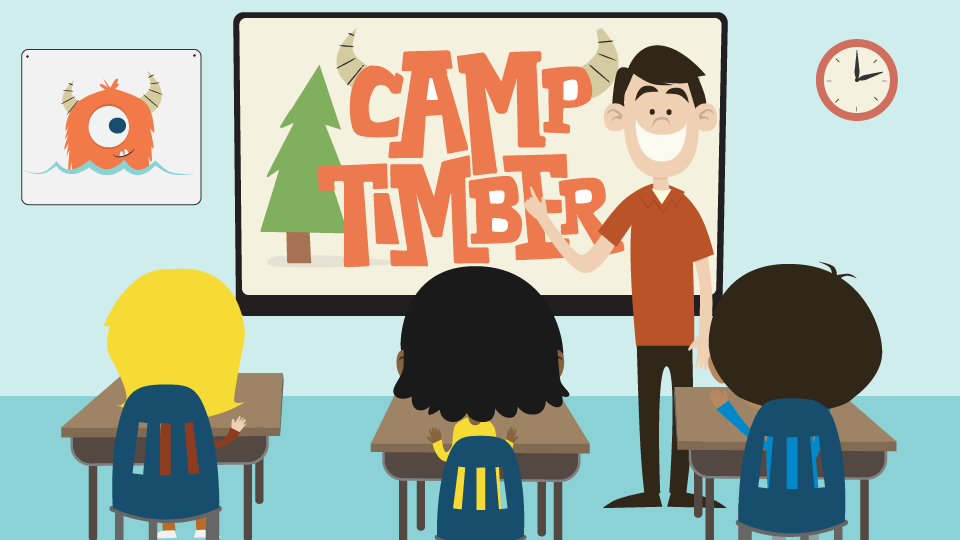 image of a teacher interacting with students using digital tools (for edtech)