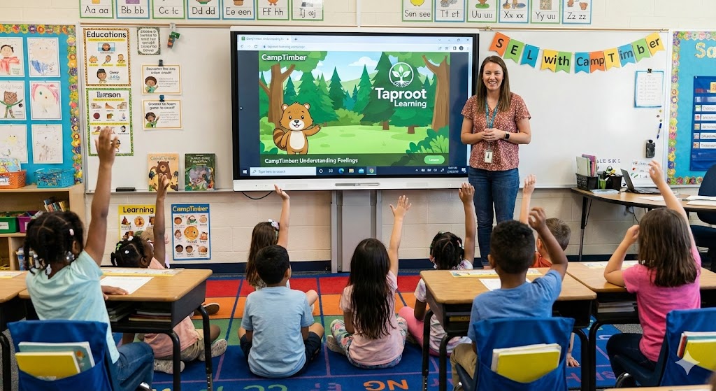 interactive educational tool in a classroom