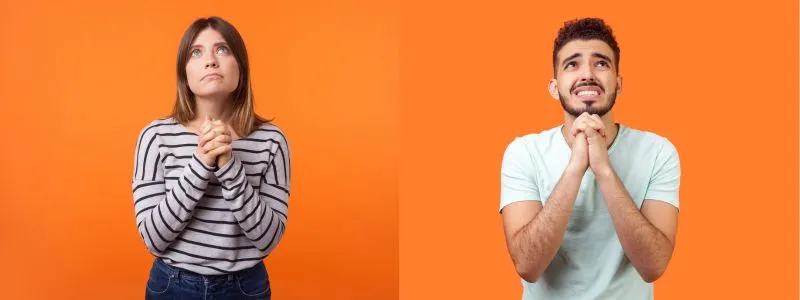 Two people begging; demonstrating how CMA programs are viewed as an extra expense but shouldn't be.