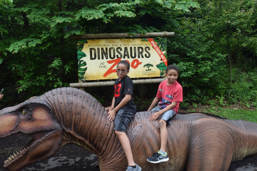 Dinosaurs at the Pittsburgh Zoo