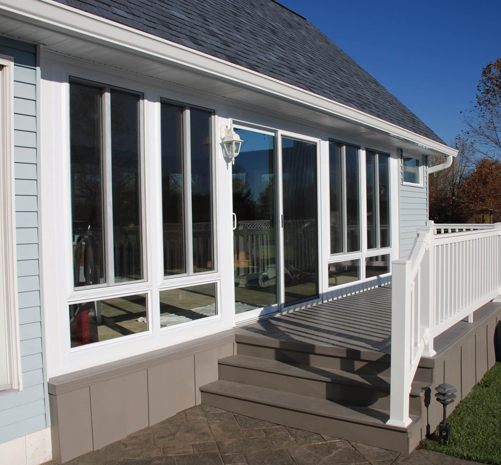 A recent sunroom installation by The Window Source Of The Tri-Cities