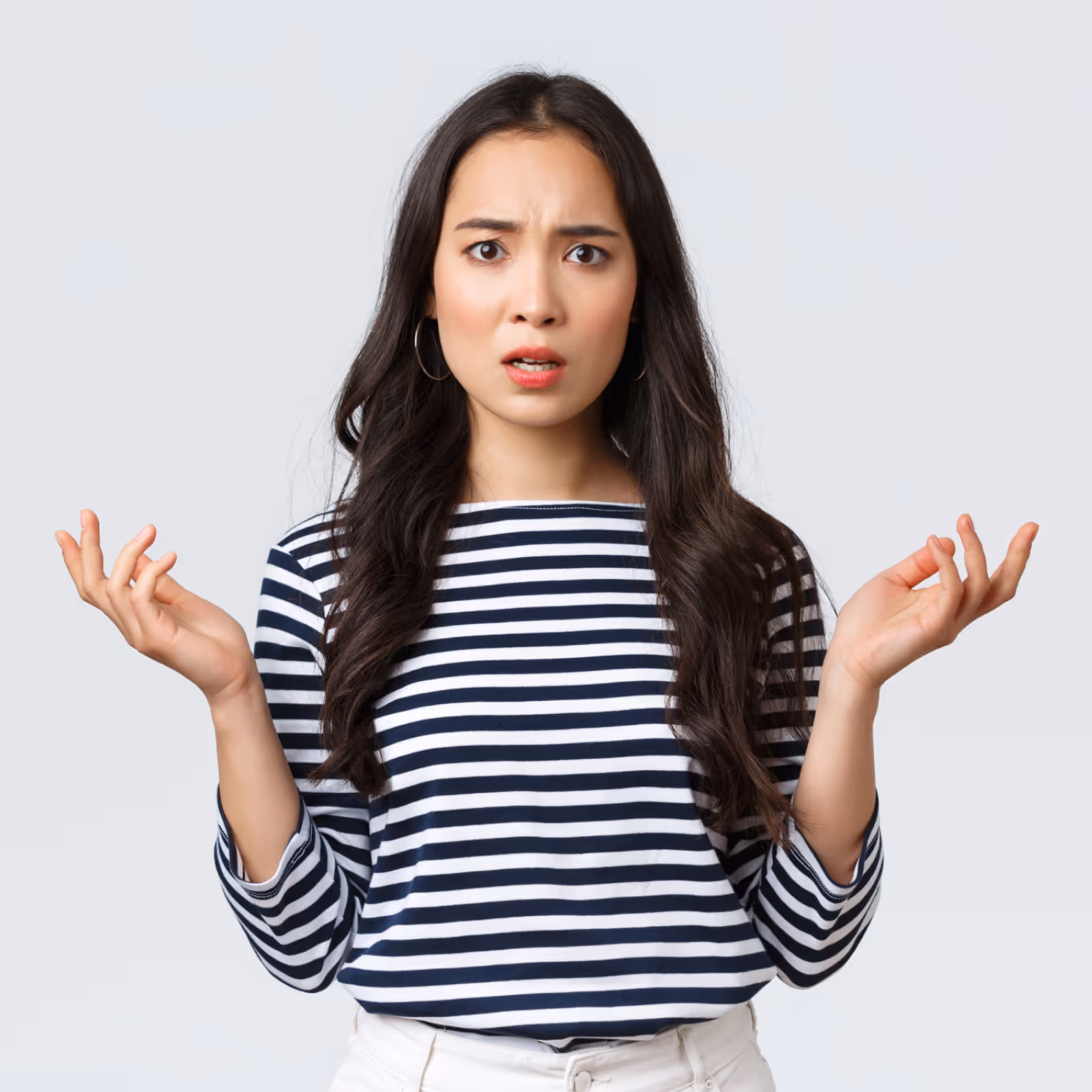 Verwarde ondernemer bij boodschap dat marketing zonder duidelijk verhaal onzichtbaar blijft.