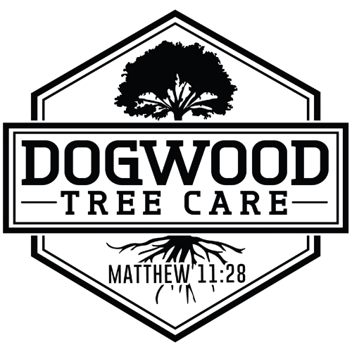 dogwood tree care logo in black