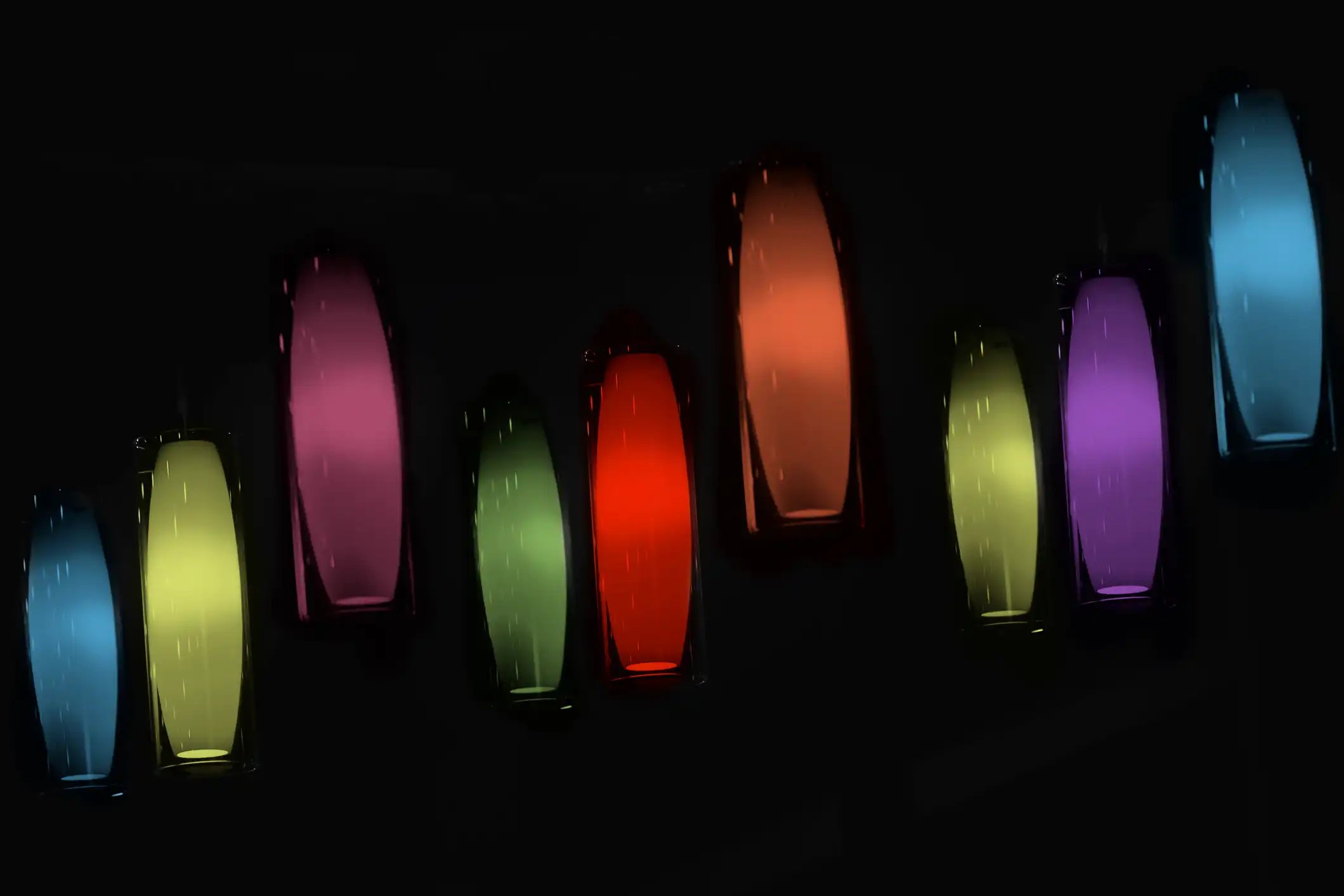 Image of light with different colors