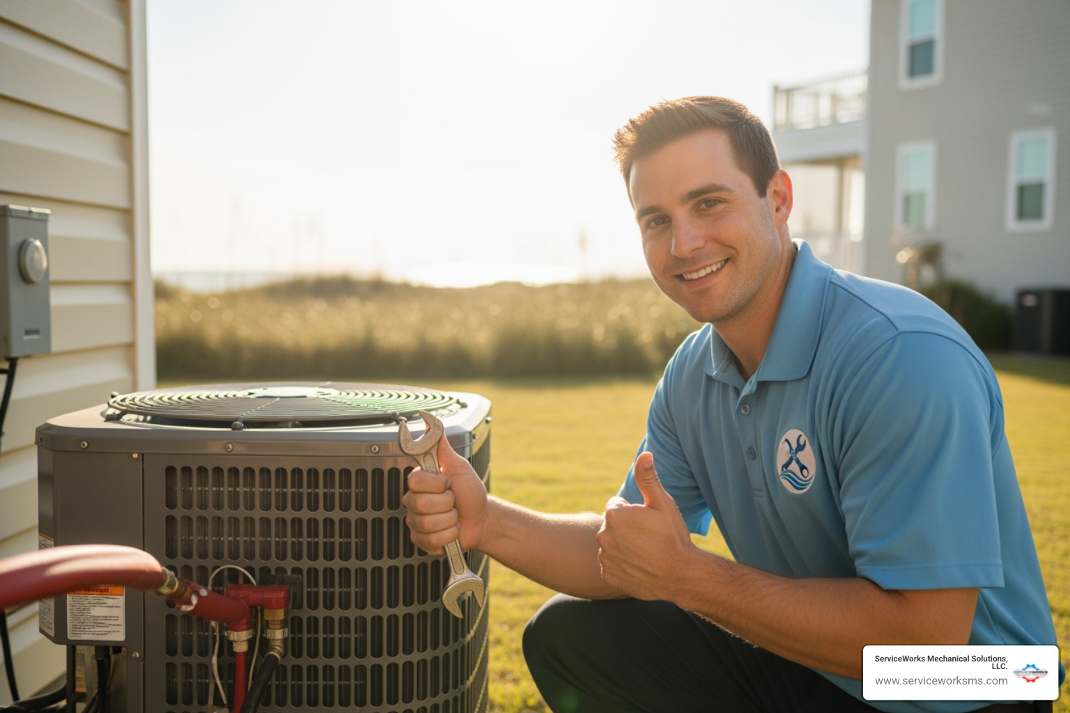 infographic explaining the common signs of a failing heater - heating repair affordable in surfside beach, sc