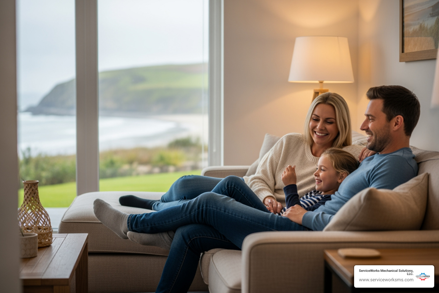 Infographic showing annual furnace maintenance benefits in Myrtle Beach including 15-20% energy savings, extended system lifespan, prevention of carbon monoxide risks, fewer emergency breakdowns, maintained manufacturer warranty, and protection against coastal salt air corrosion - furnace maintenance company in myrtle beach, sc