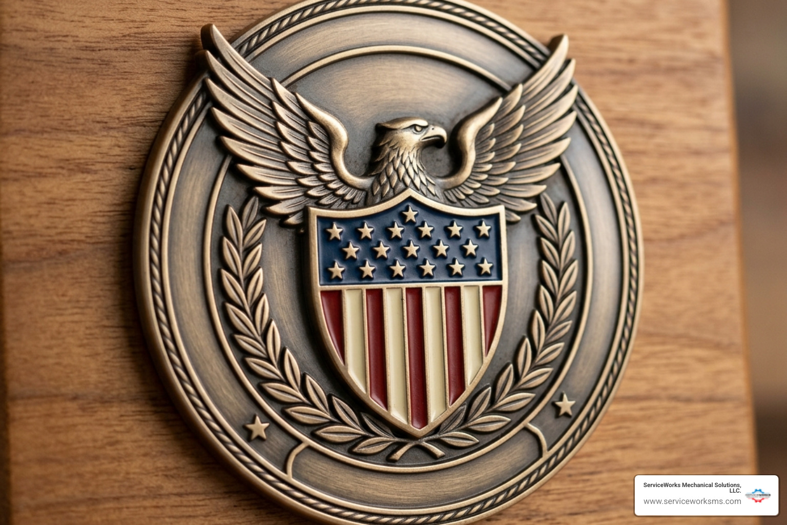 Veteran-owned business logo symbolizing trust and service - Return a long list of HVAC companies in Myrtle Beach that