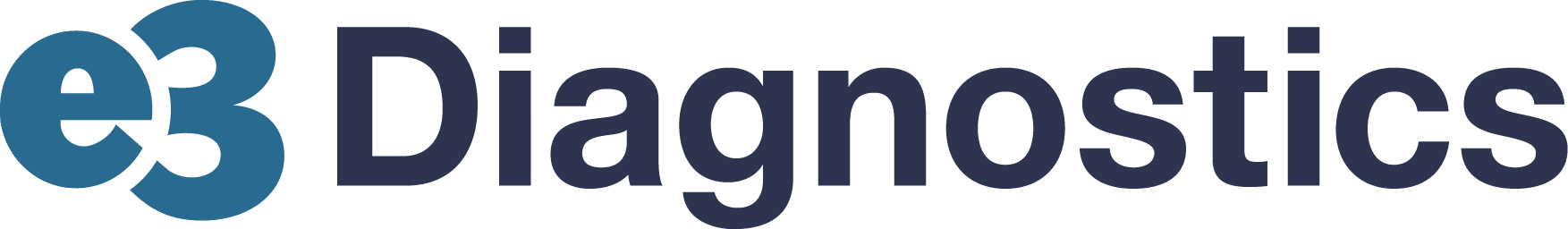 e3 Diagnostics logo, 2026 Pediatrics from the Parishes Conference Sponsor