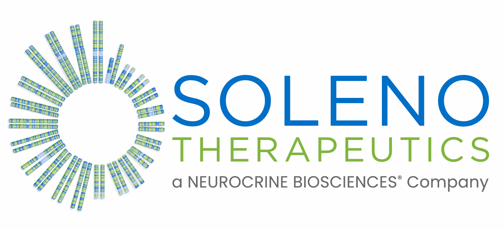 Logo for Soleno Therapeutics, Neurocrine Biosciences Company, 2026 Pediatrics from the Parishes Conference Sponsor