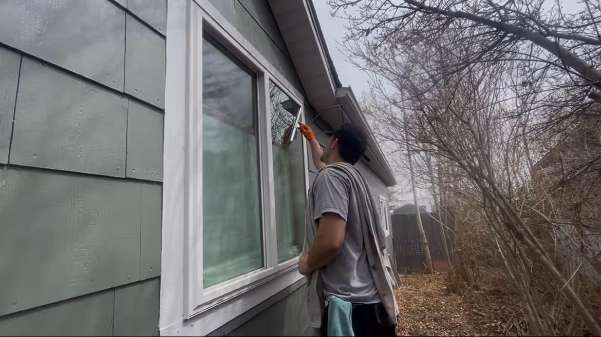 Perfectly clean windows in the home of a Denver residence