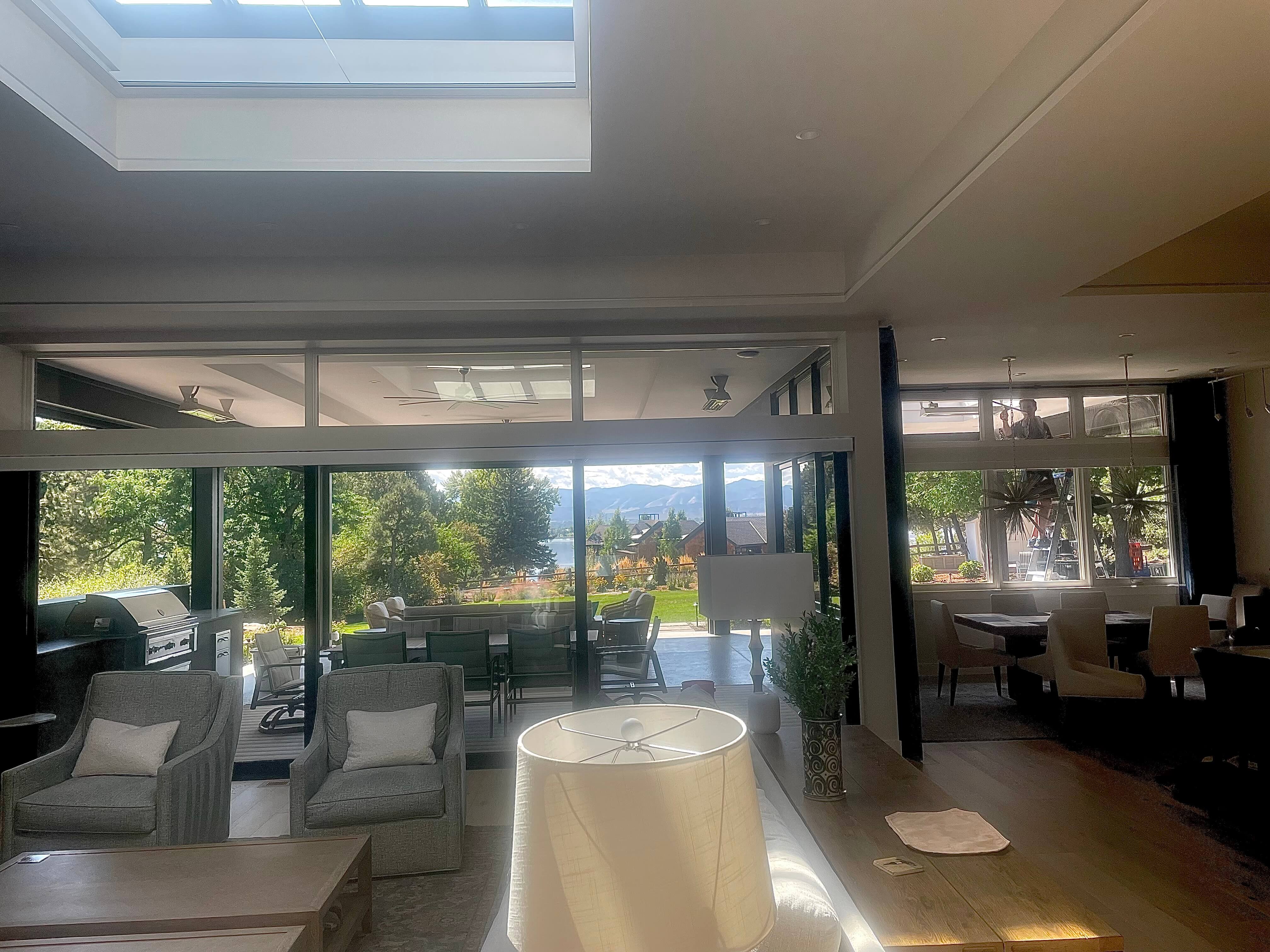 Perfectly clean windows in the home of a Denver residence