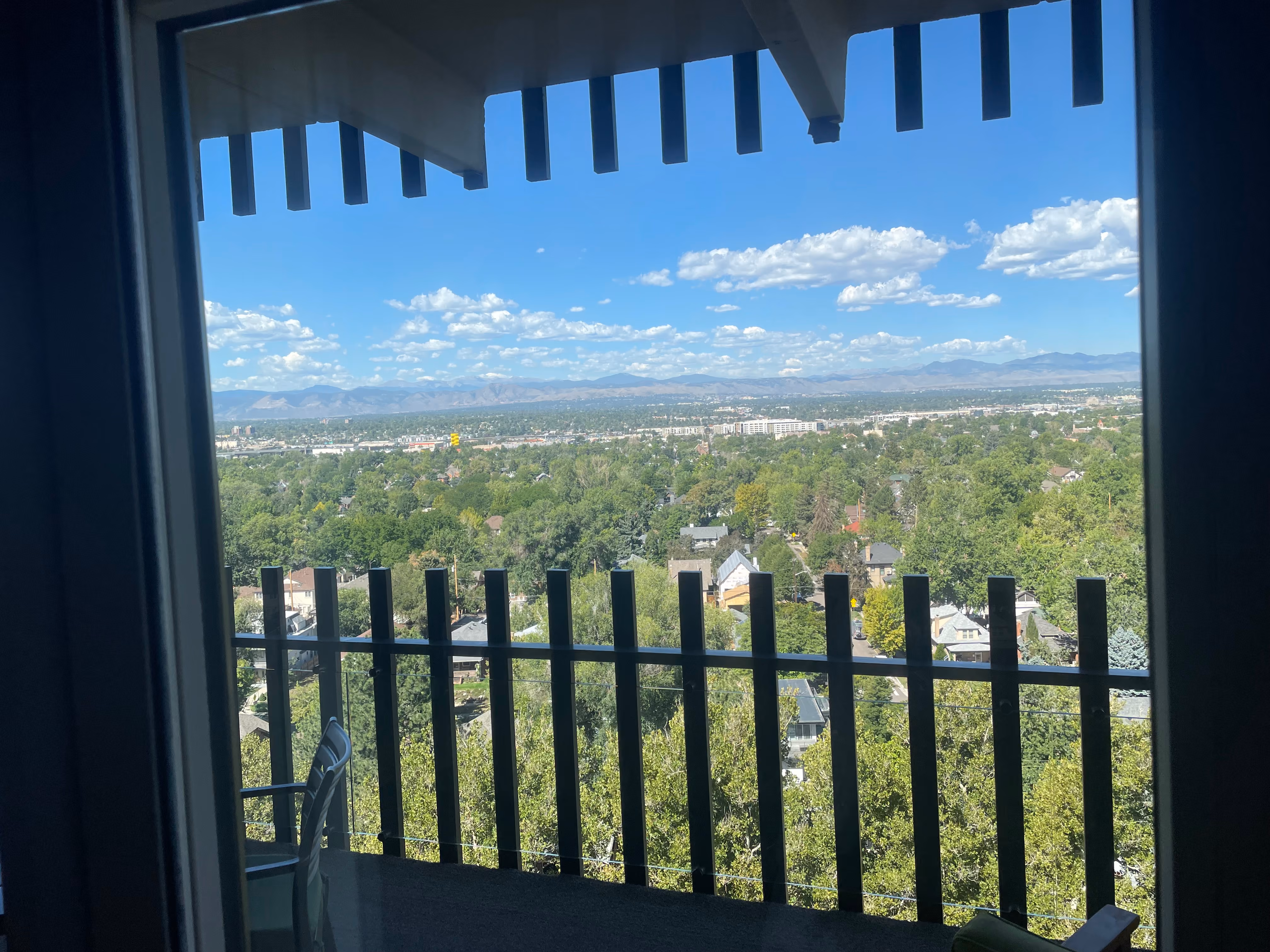 Perfectly clean windows in the home of a Denver residence