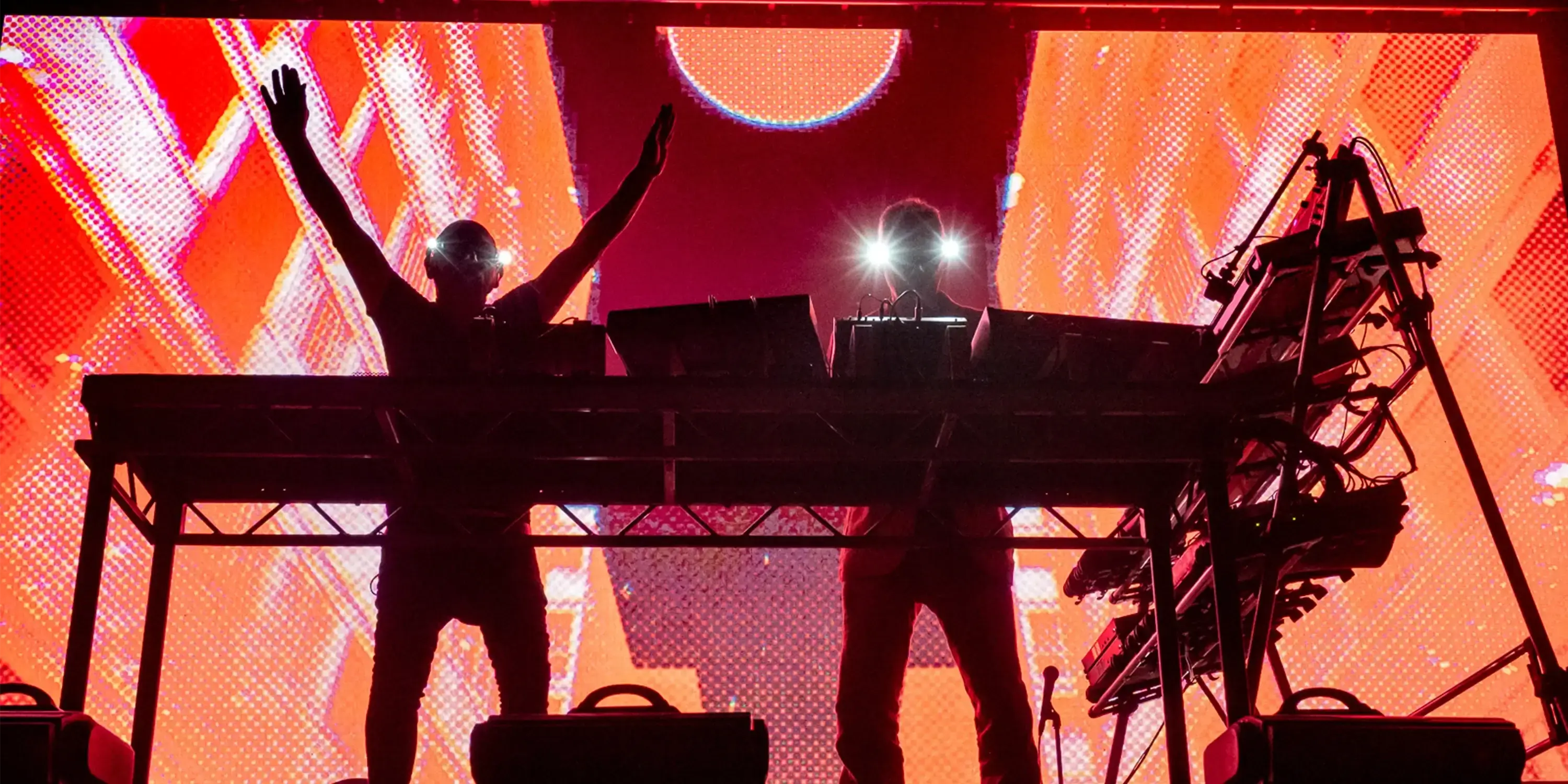 Orbital performing live, photo credit - Manja Williams.