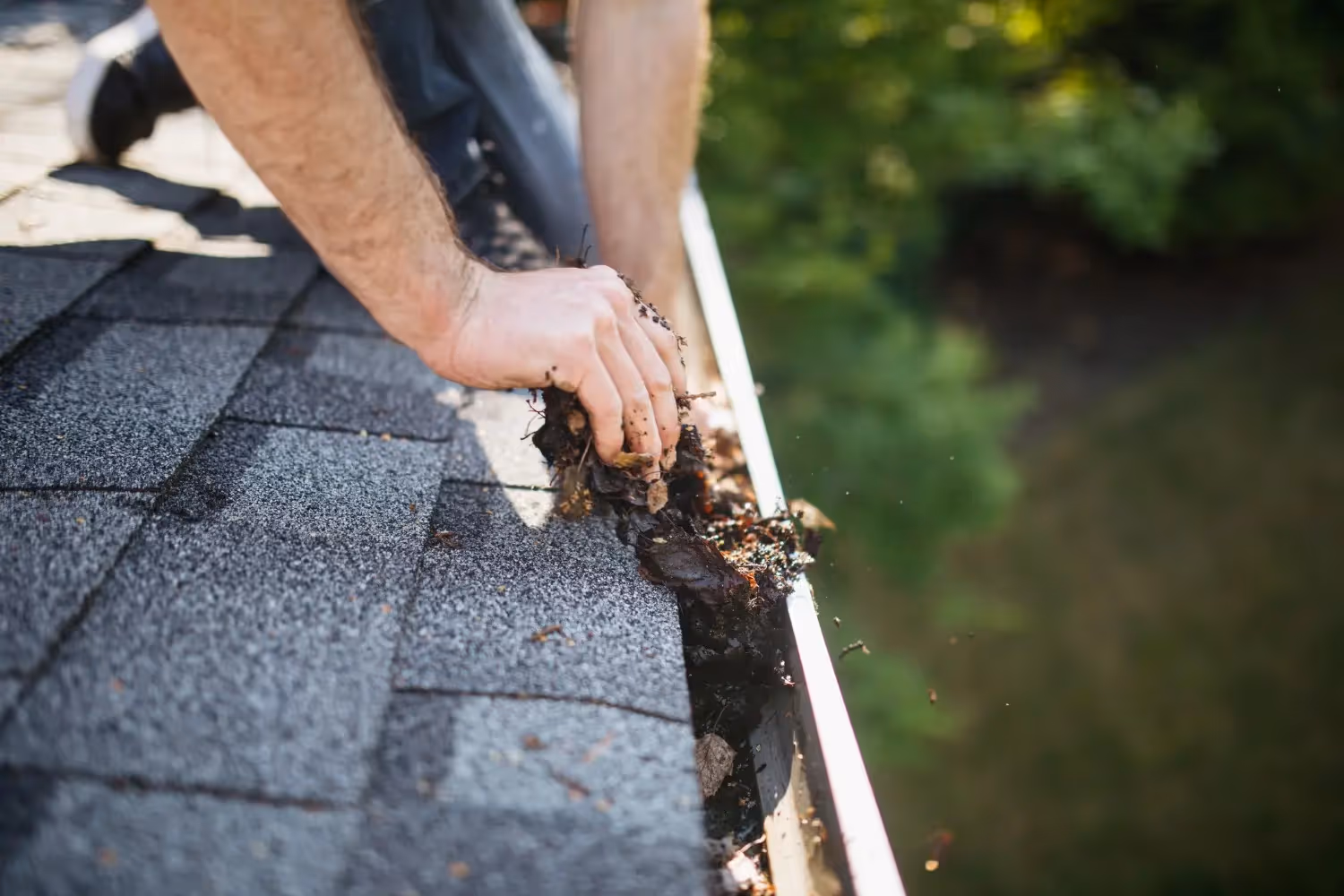 Gutter Cleaning in Goodrich, TX