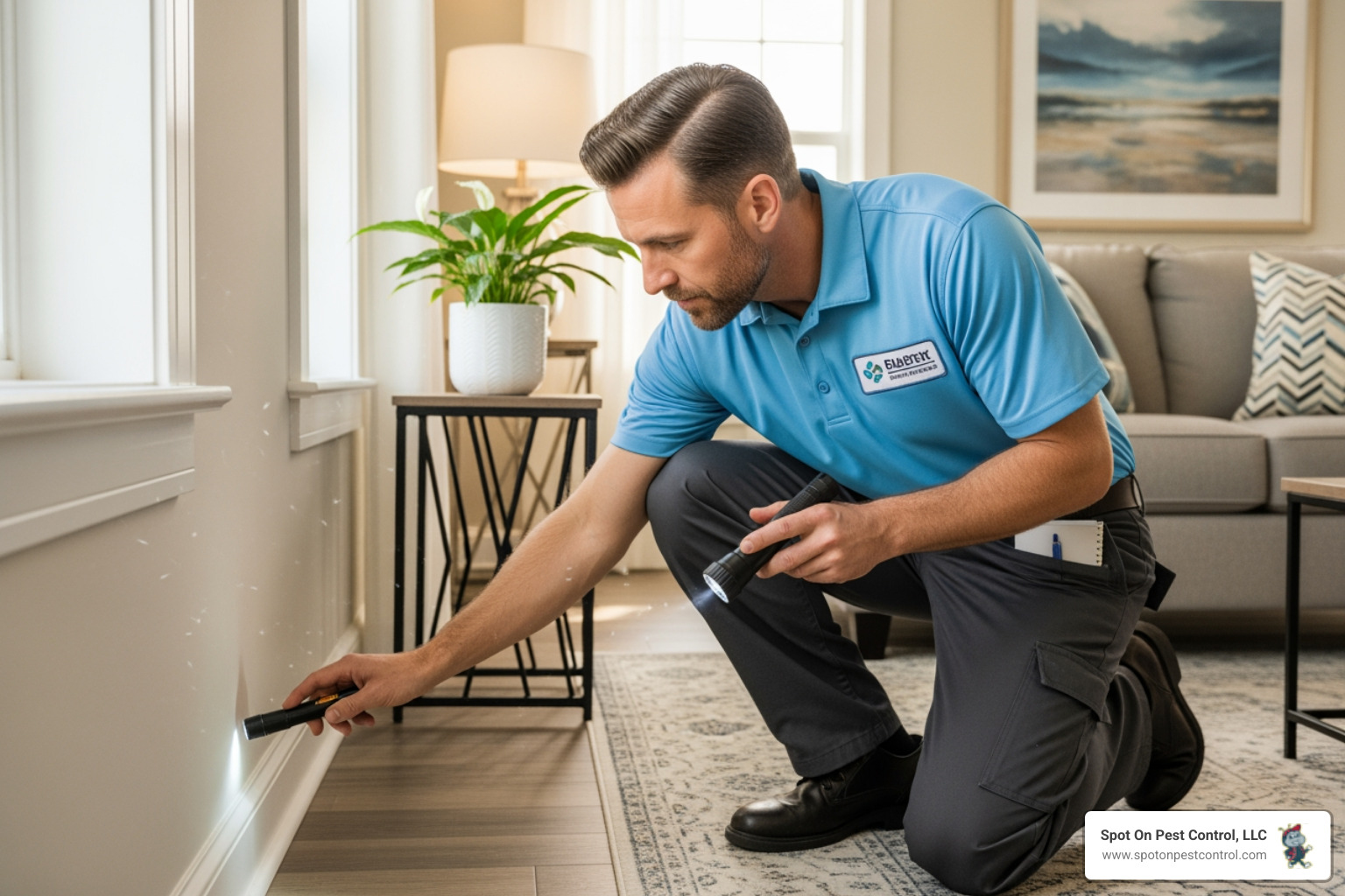 pest control professional conducting a home inspection - I need to find a bed bug exterminator in Lufkin, TX. Can you give me some options?