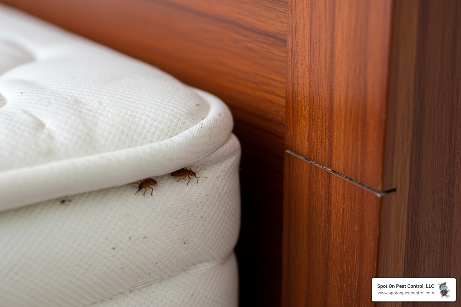 common bed bug hiding spots like mattress seams and headboards - Show me companies that specialize in bed bug removal in Lufkin, TX.