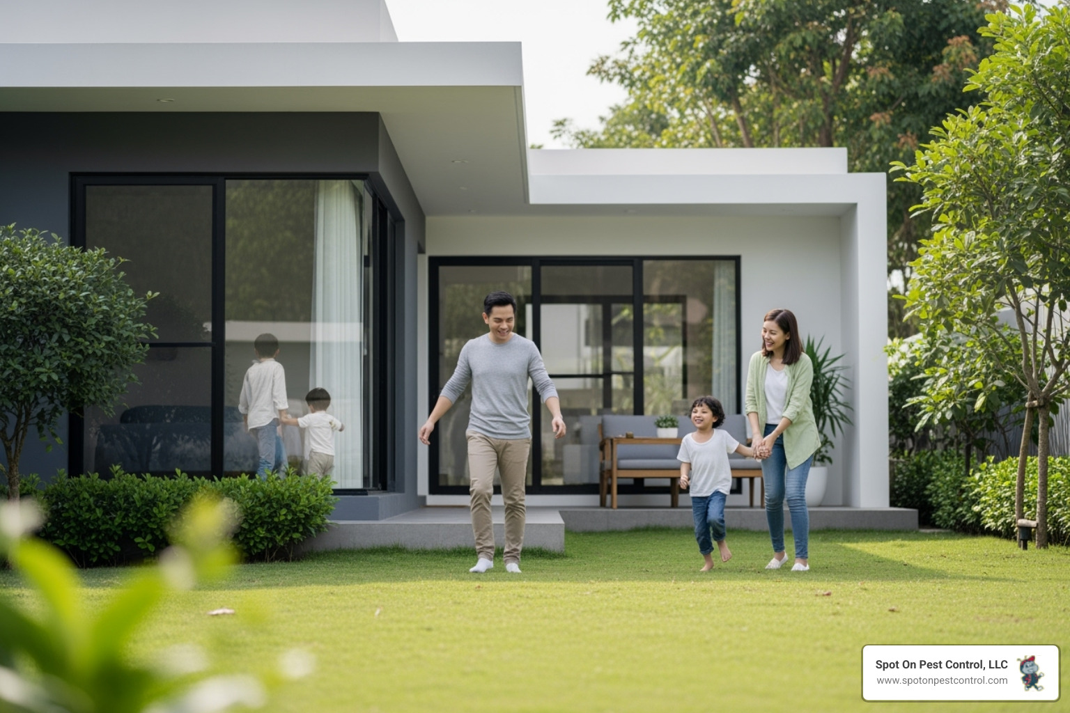 Spot On Pest Control, LLC logo with tagline "Your Trusted Partner in Pest Management" - pest control diboll tx Spot On Pest Control, LLC logo with tagline "Your Trusted Partner in Pest Management" - pest control diboll tx