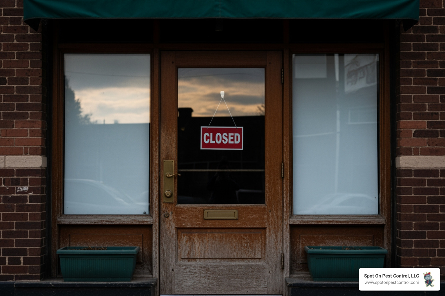 A "Closed by Health Department" sign on a restaurant door - commercial pest control nacogdoches tx A "Closed by Health Department" sign on a restaurant door - commercial pest control nacogdoches tx