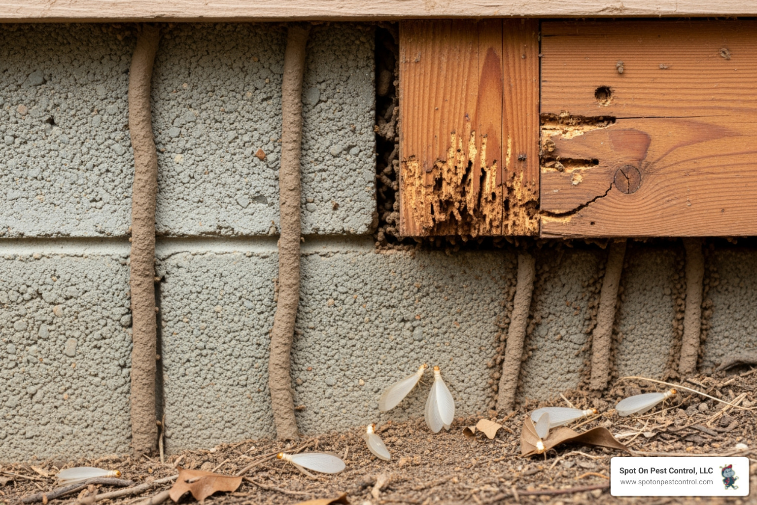 infographic showing five key signs of termite infestation including mud tubes on walls, discarded wings near entry points, hollow-sounding wood, frass or sawdust piles, and bubbling or peeling paint - emergency termite treatment in diboll, tx infographic showing five key signs of termite infestation including mud tubes on walls, discarded wings near entry points, hollow-sounding wood, frass or sawdust piles, and bubbling or peeling paint - emergency termite treatment in diboll, tx