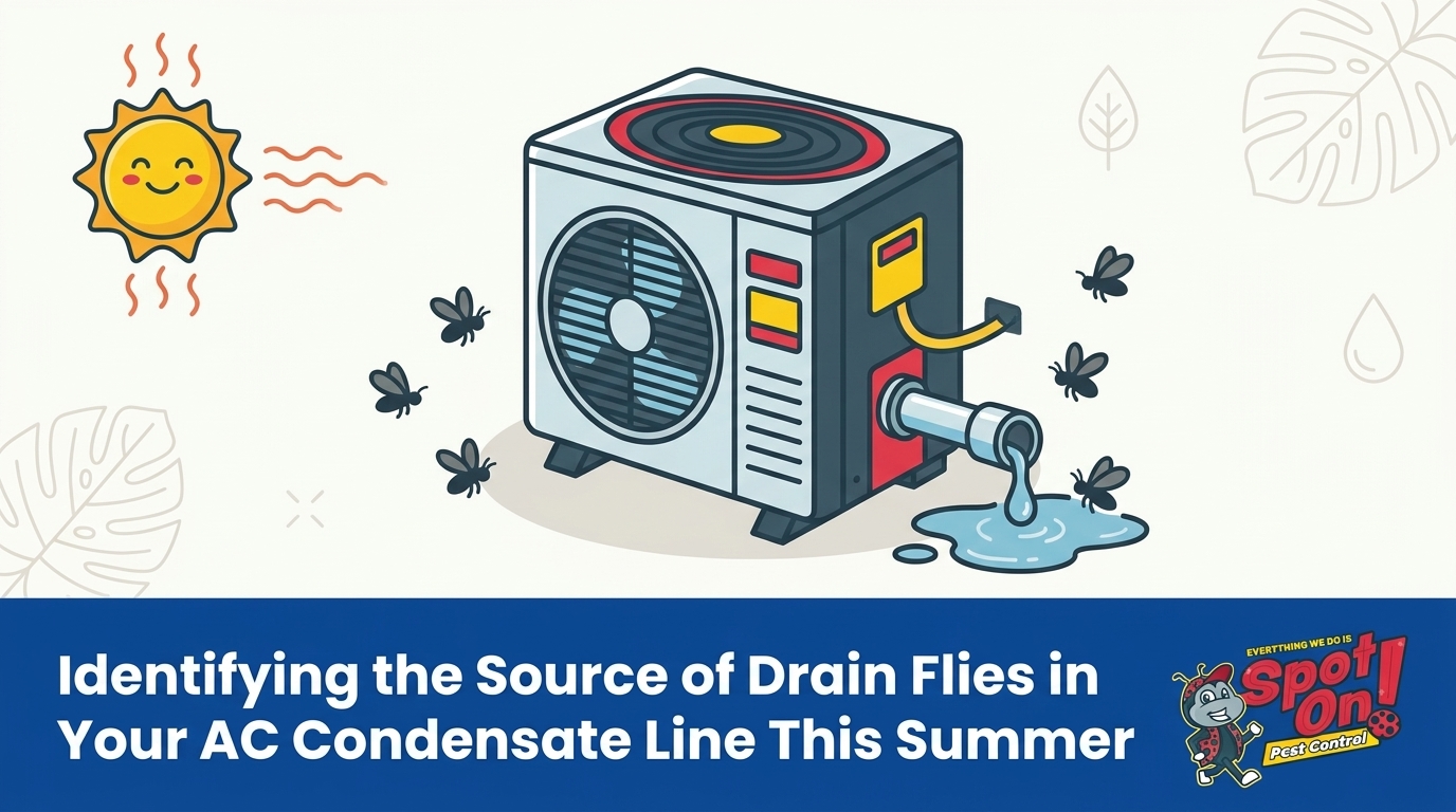 Identifying the Source of Drain Flies in Your AC Condensate Line This Summer