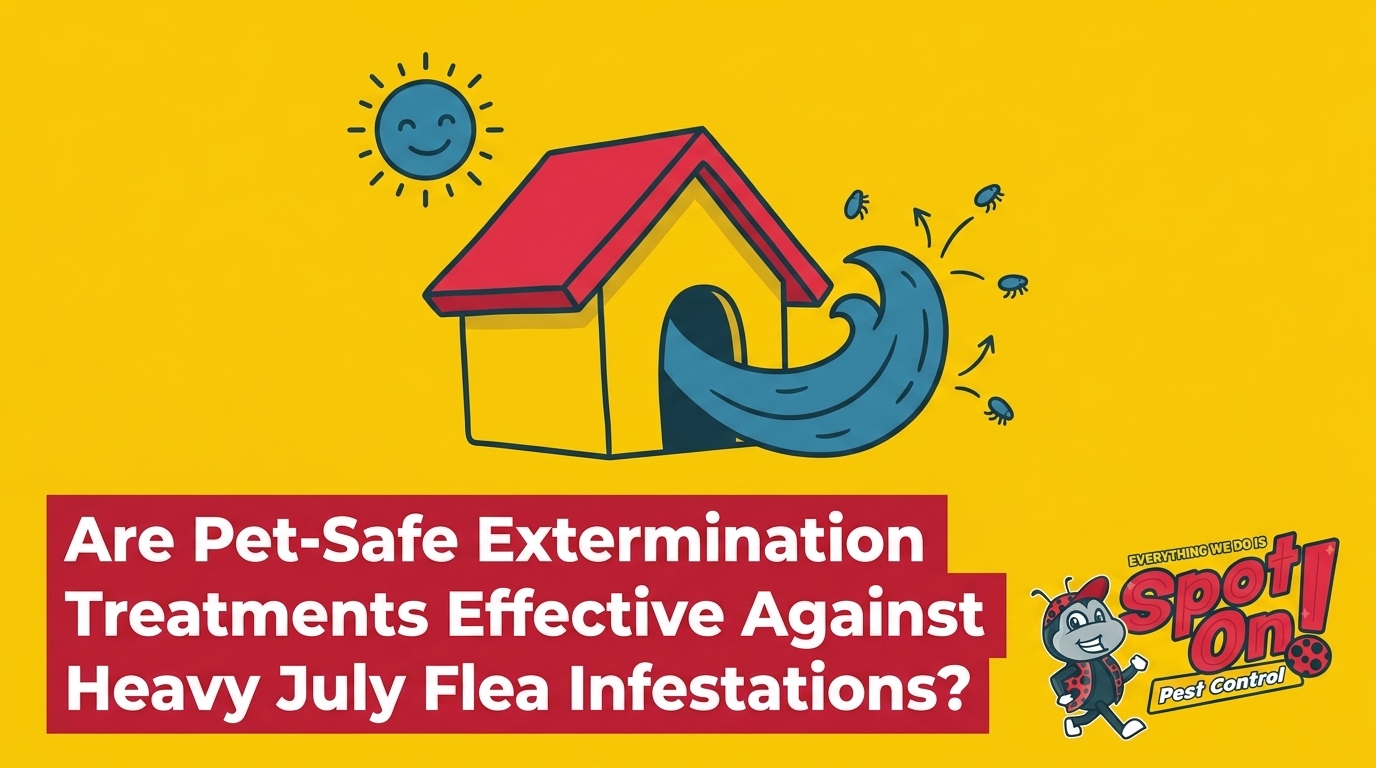 Are Pet-Safe Extermination Treatments Effective Against Heavy July Flea Infestations?