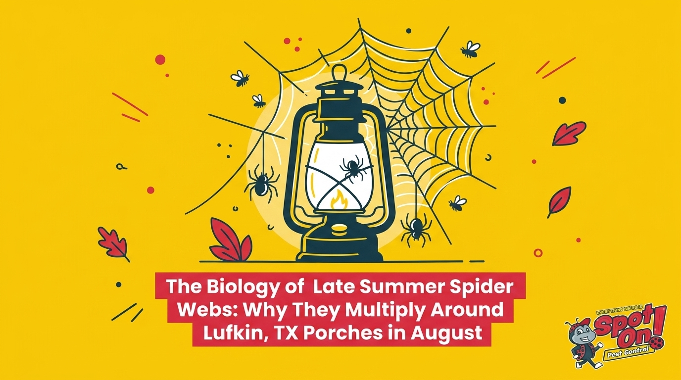 The Biology of Late Summer Spider Webs: Why They Multiply Around Lufkin Porches in August