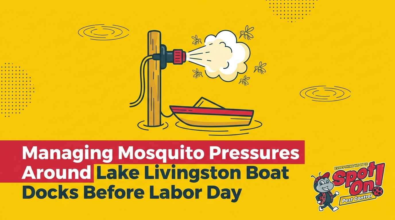 Managing Mosquito Pressures Around Lake Livingston Boat Docks Before Labor Day