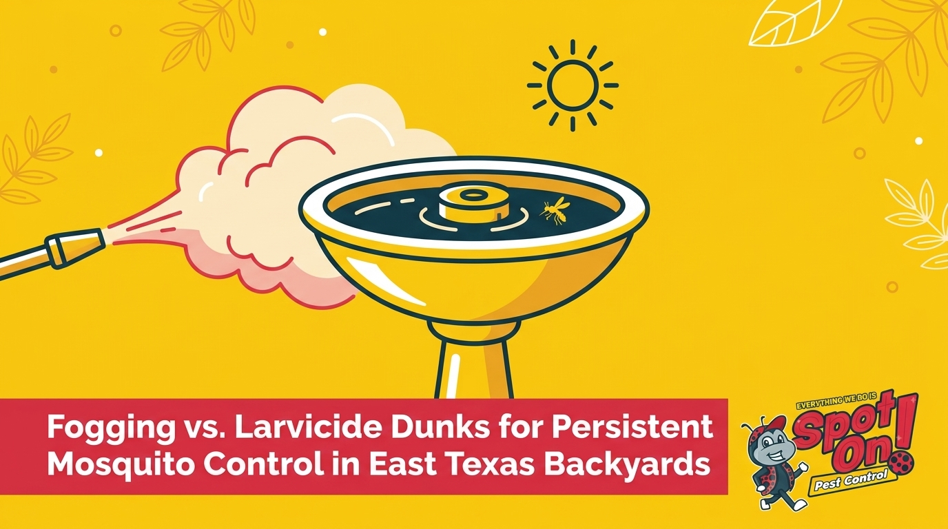 Fogging vs. Larvicide Dunks for Persistent Mosquito Control in East Texas Backyards
