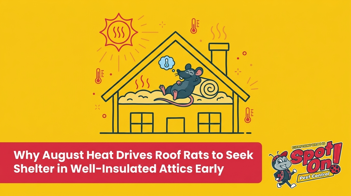 Why August Heat Drives Roof Rats to Seek Shelter in Well-Insulated Attics Early