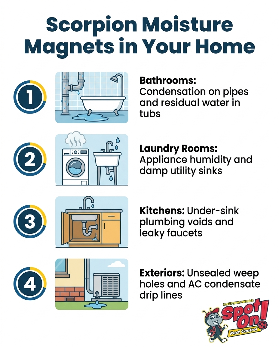 Scorpion Moisture Magnets in Your Home