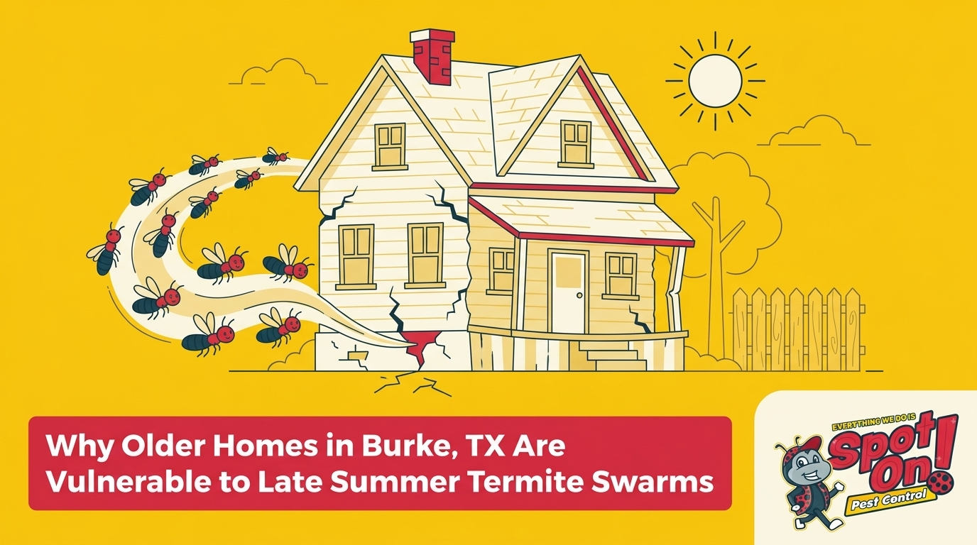 Why Older Homes in Burke Are Particularly Vulnerable to Late Summer Termite Swarms