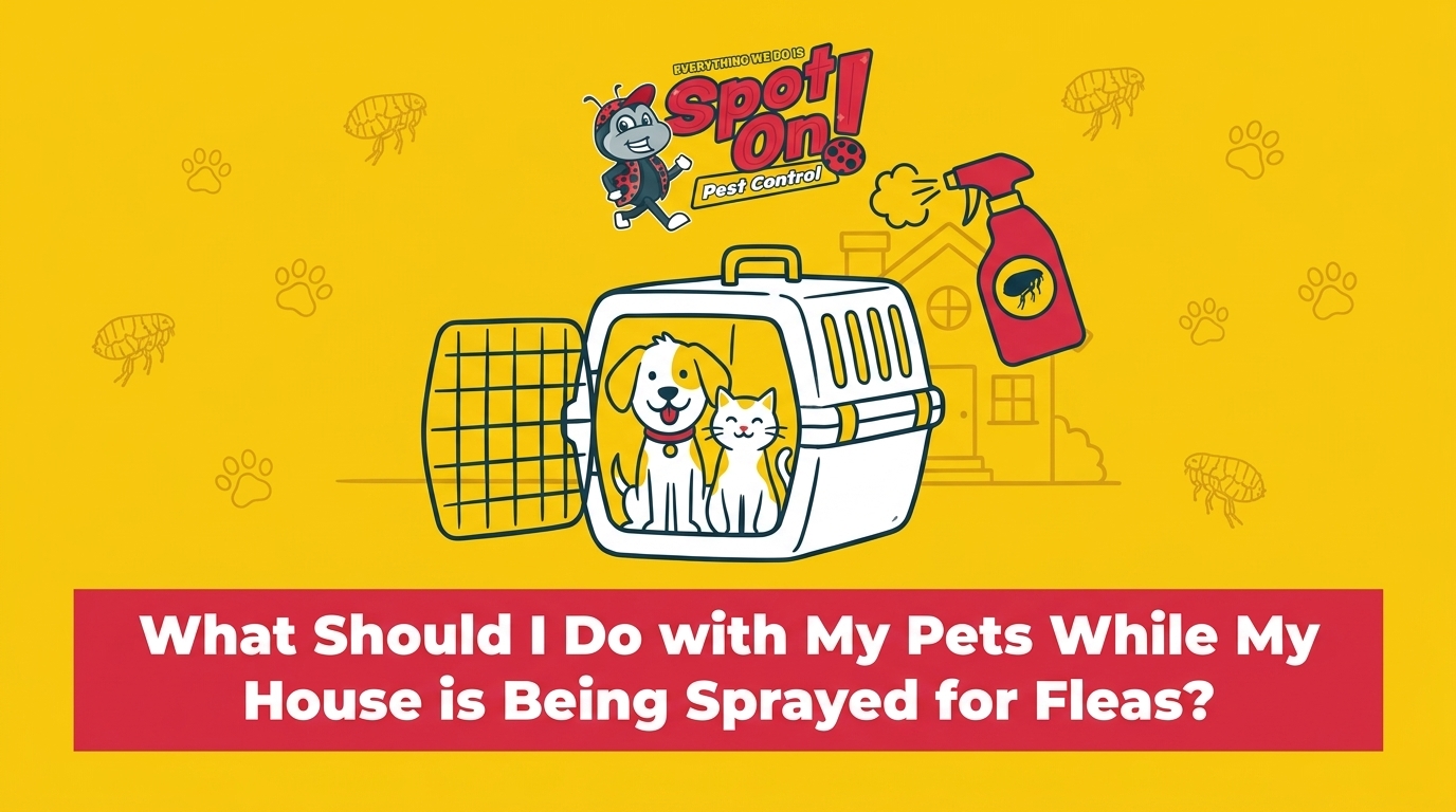 What Should I Do with My Pets While My House is Being Sprayed for Fleas?