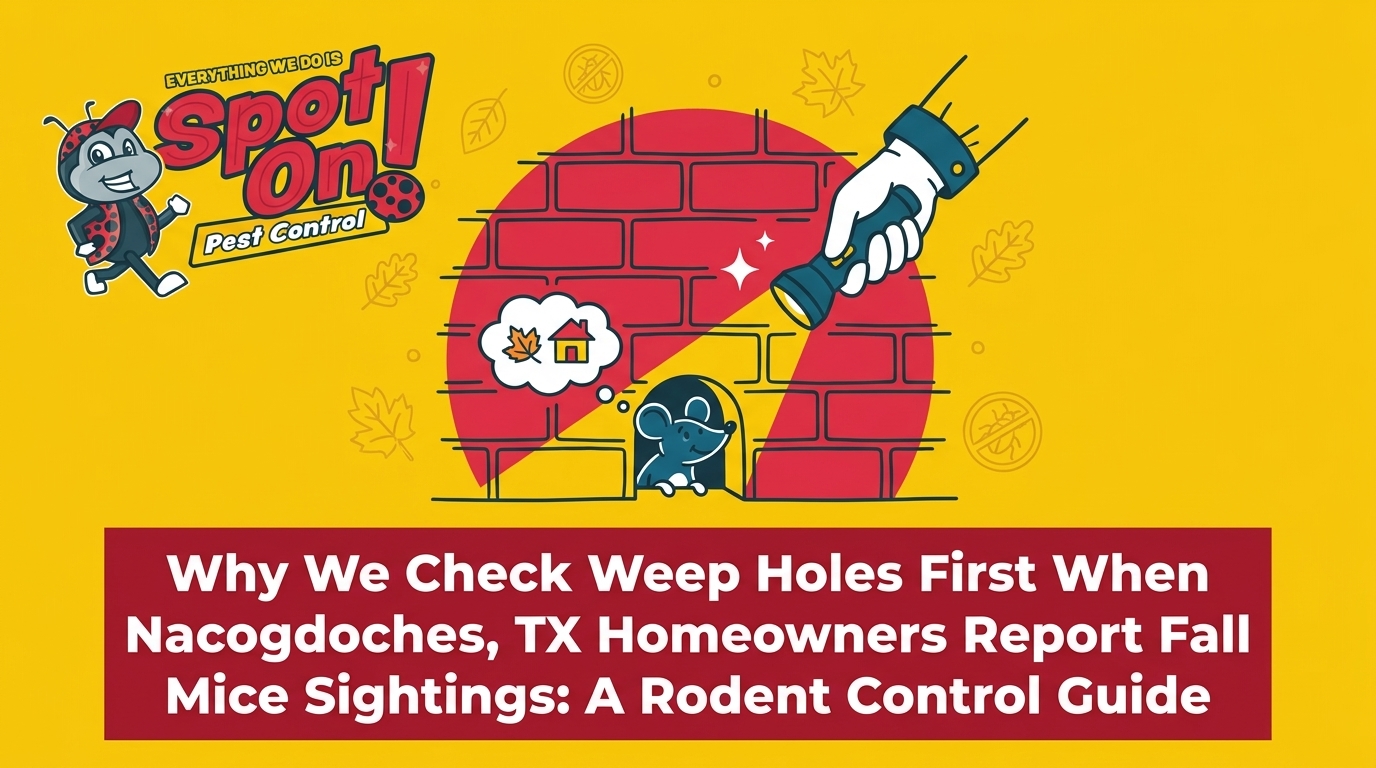 Why We Check Weep Holes First When Nacogdoches Homeowners Report Fall Mice Sightings