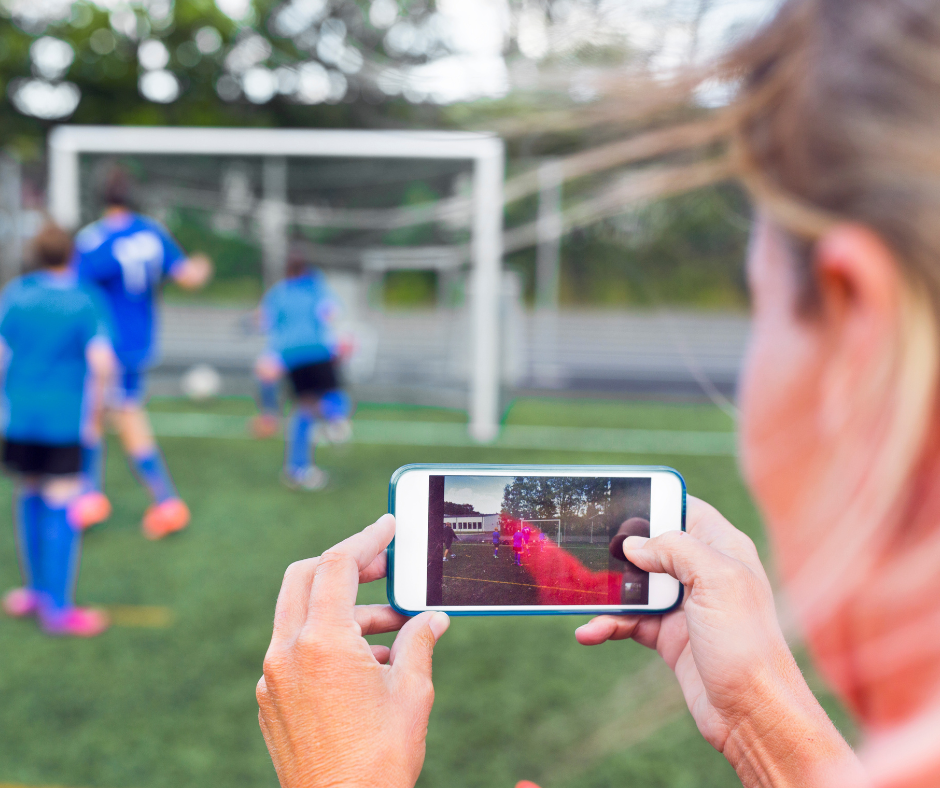 [background image] image of a digital display screen with marketing visuals (for a ai marketing tech company).