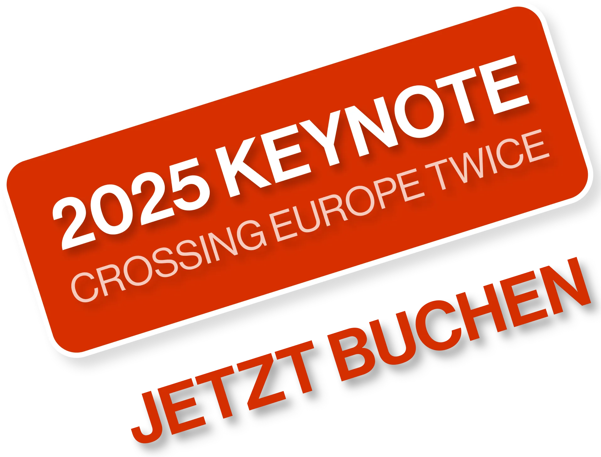 2025 Keynote Crossing Europe Twice Banner mit Text ‚Jetzt buchen‘