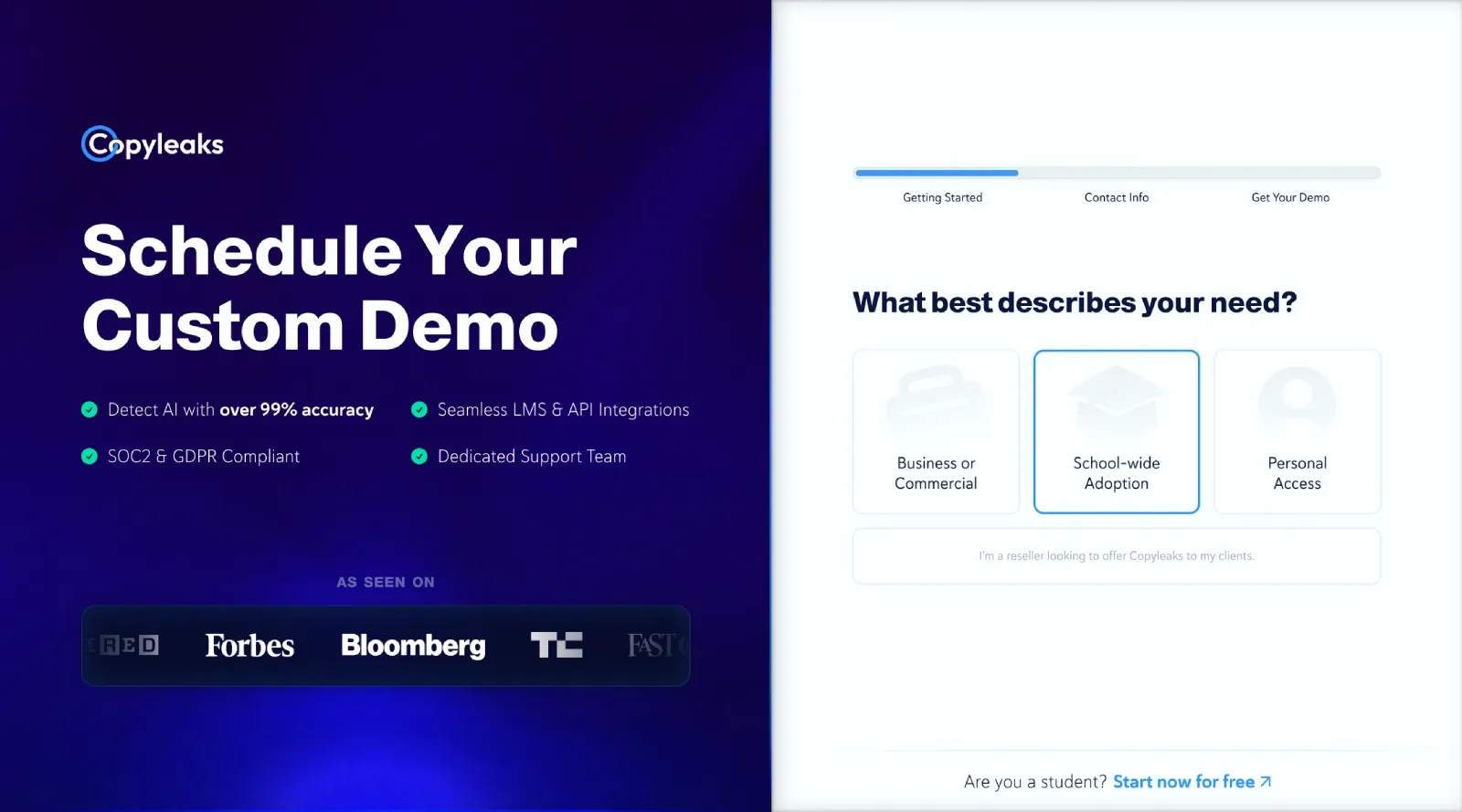 Demo Education Step 1