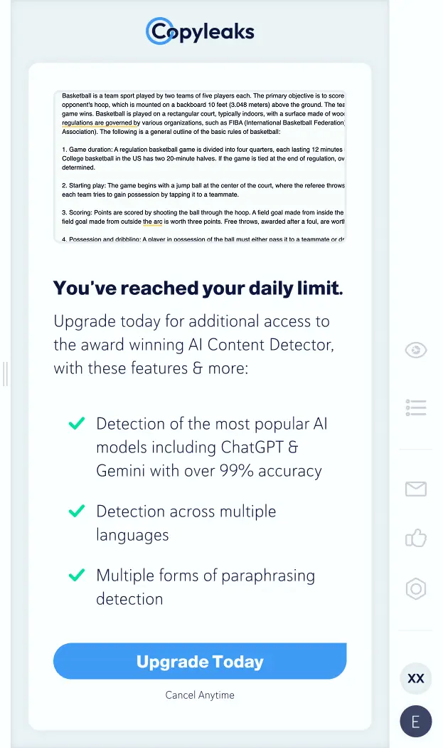 Extension Trial Limit Reached