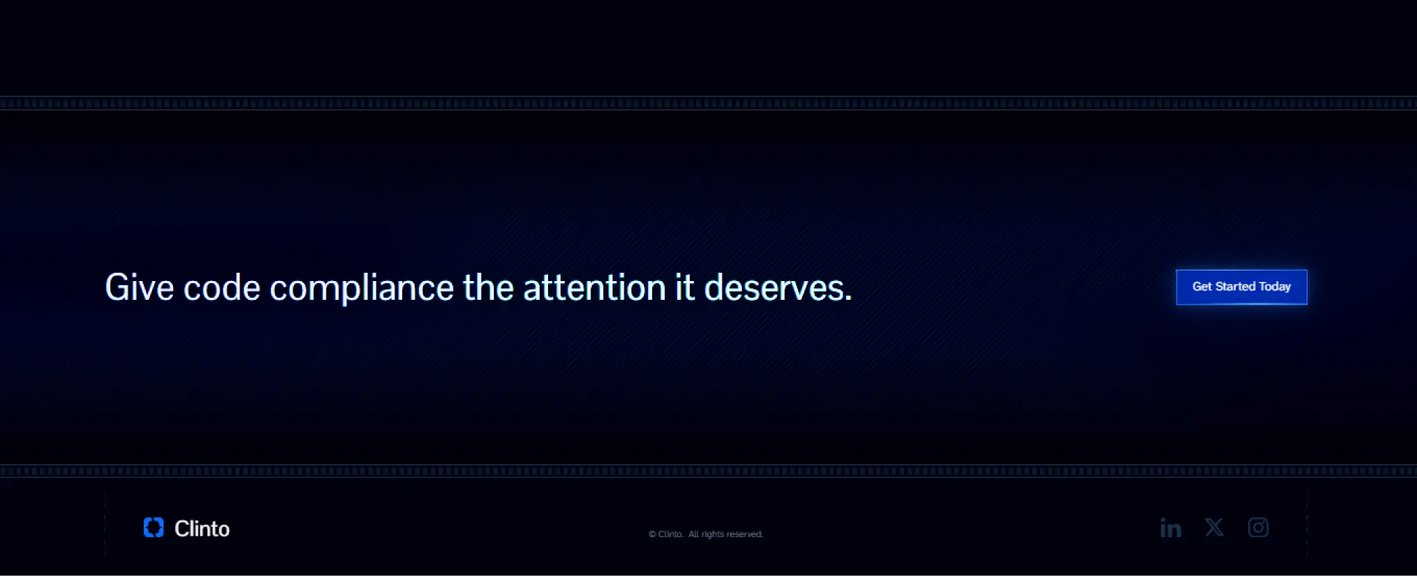 CTA and footer section