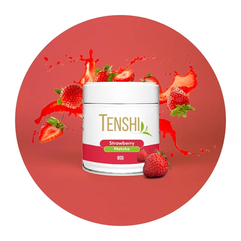 Strawberry Matcha Blend — Tenshi Matcha