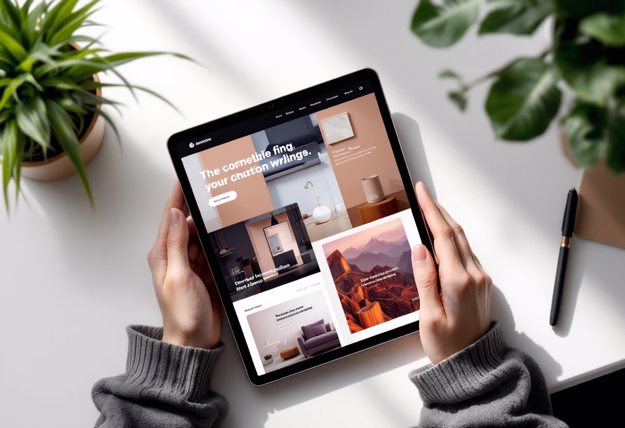 [digital project] image of a website homepage (for a digital marketing & advertising agency)