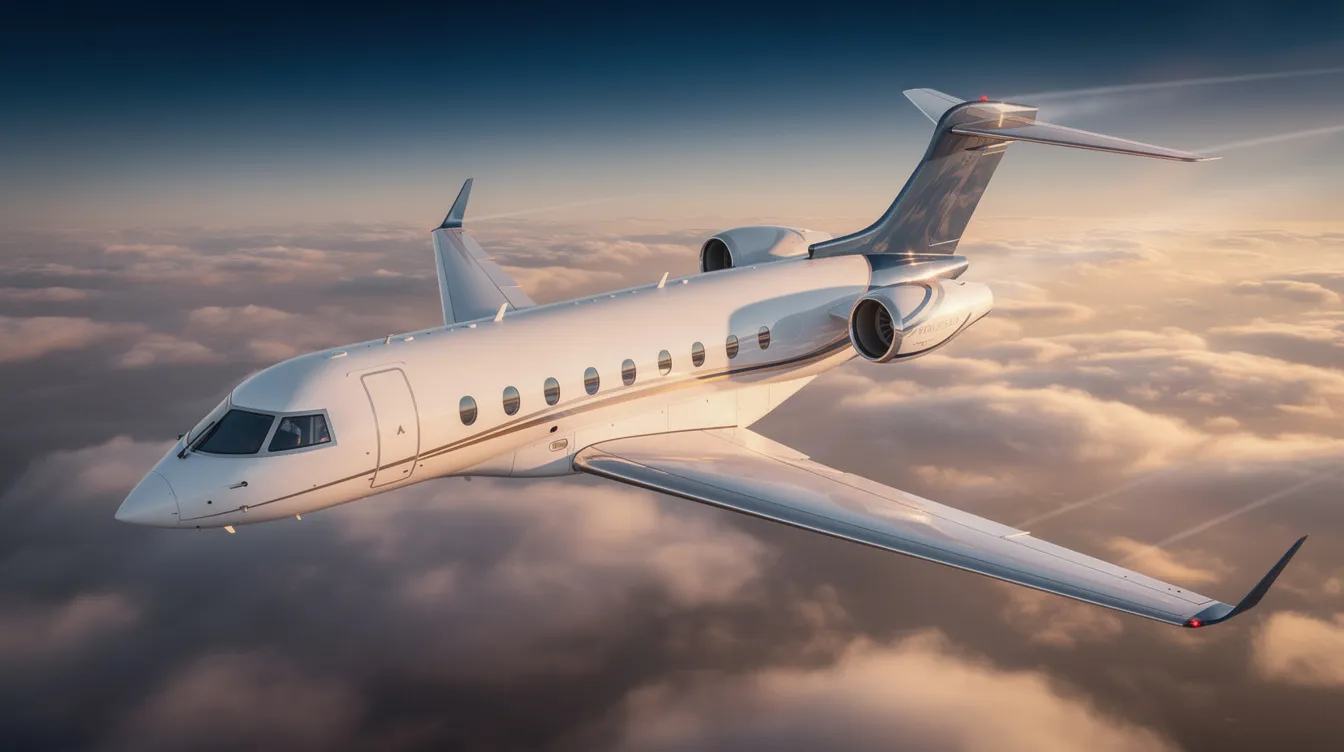 The image showcases a luxurious private jet, highlighting its spacious interior designed for comfort and convenience, ideal for both business and leisure travel. With fully customizable flight itineraries and strict safety protocols, this private jet charter service ensures a seamless journey for passengers, whether departing from Oklahoma City or exploring new destinations.