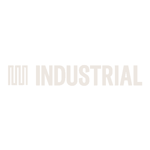 Industrial Studios logo in white png